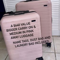 Pink Away Luggages