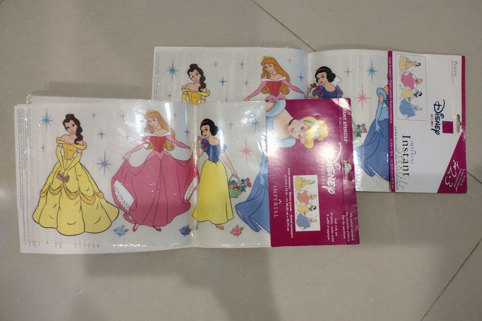Disney Princess Stencils (2 Sets)