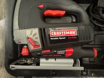 Craftsman 5.0 Amp Variable Speed Jigsaw w/ Case & Extra Blades