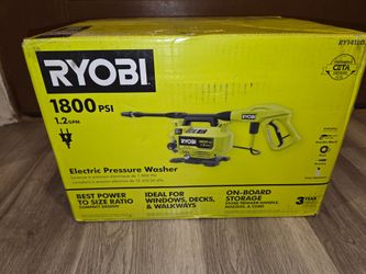 Ryobi 1800 psi Electric Pressure Washer Brand New (Price Is Firm)