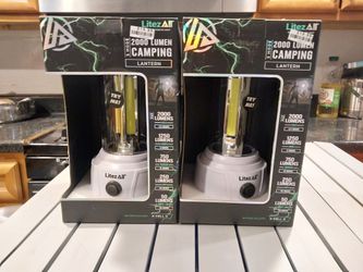 Lot Of 2 Camping Lanterns 