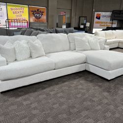 Big Deep White Sectional 