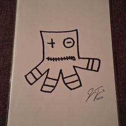 James Tynion IV ORIGINAL ART SKETCH - "Octo" Mascot - Creator Hand-Drawn**NICE!* 