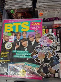 BTS Magazine and stickers