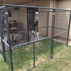 Retriever Dog kennel 5x10 with Roof!