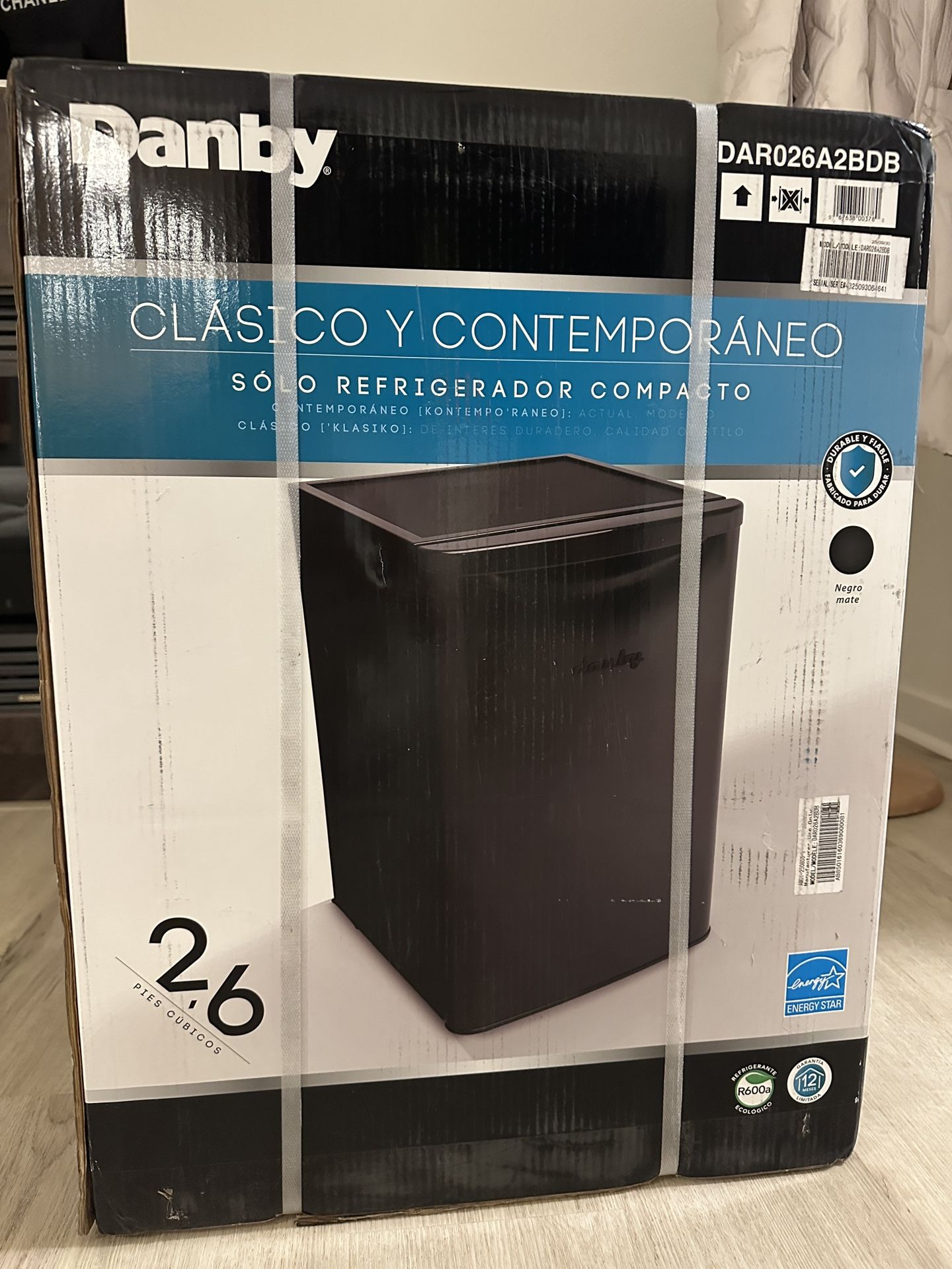 Danby 2.6 Cu Ft Compact Mini Fridge – Brand New in Box