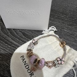Pandora bracelet with Charms