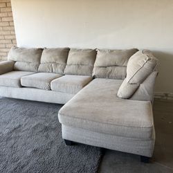 Beige Sectional Sofa Couch Sala 