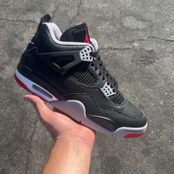 Jordan 4 Reimaged Bred Sizes 10.5 & 11 Men Brand New 