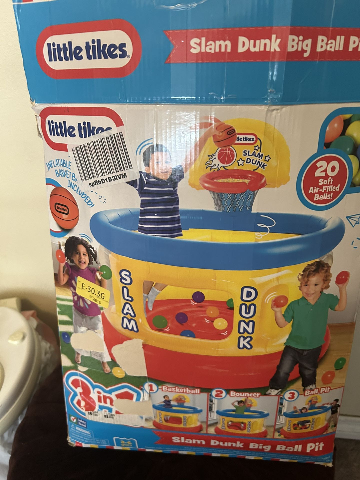 Little Tikes Slam Dunk Ball Pit For Kids