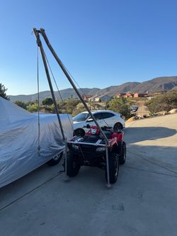 Custom ATV Hoist Attachment