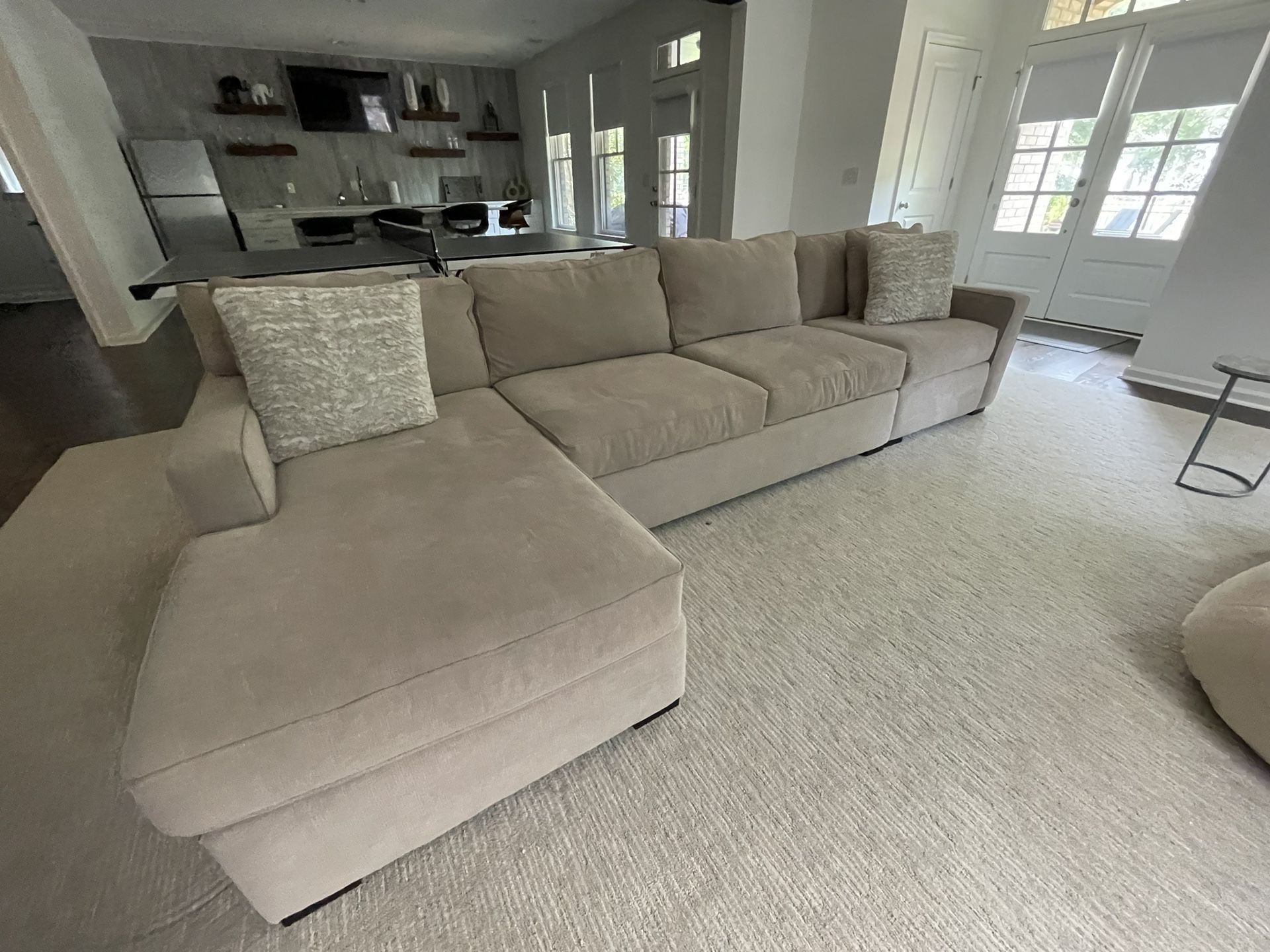 Macys Like New Sectional Sofa