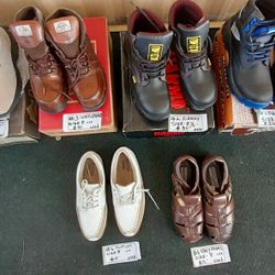 Work Boots And Casual Shoes 