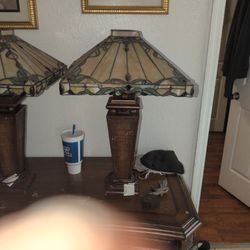 Vintage Tiffany Style Lamp