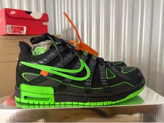 Off-White Rubber Dunk Green Strike Size 9.5 M
