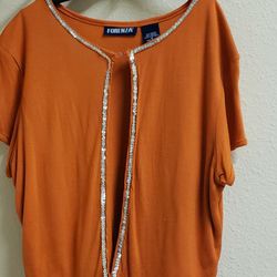 NEW Forenza Women's Crop Top Cardigan  Size M