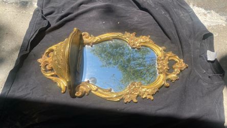 Antique Mirror/Shelf