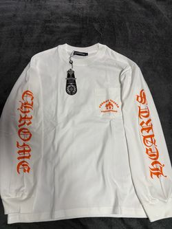 White Hollywood chrome hearts long sleeve shirt