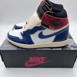 Storm Blue Union Jordan 1 High Top