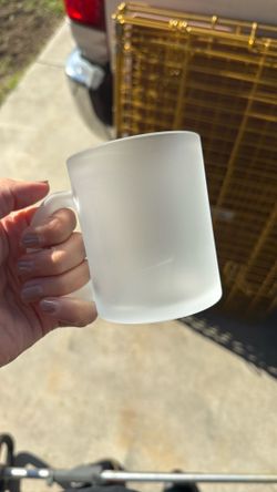 3 Frosted Sublimation Cups