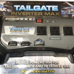 NEW - Peak Tailgate INVERTER Max 400 Watt