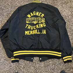 Vintage 70s Satin Bomber Jacket