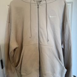 Nike Zip Up Oversized Hoodie