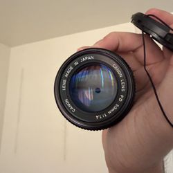 Canon FD Lens 50mm f/1.4