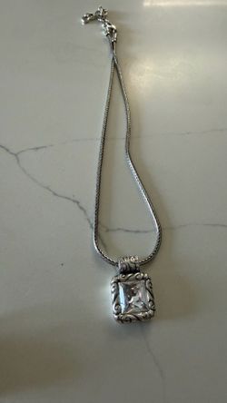 Brighton Regina Silver Earrings & Necklace set