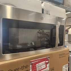 Amazing GE 30.inch Over The Range Microwave Stainless Steel 1.6 Cu Ft 300 Cfm