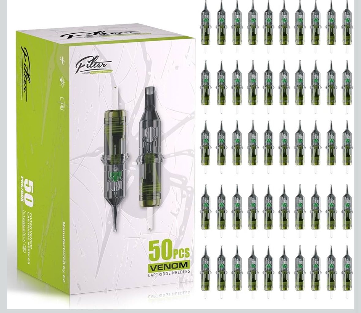 Filter Tattoo Cartridge Needles Assorted