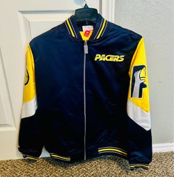Indiana Pacers Mitchell & Ness Hardwood Classics Jacket – Men’s Medium – New