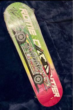 Skateboard Deck - Rome CP signed formula drift skateboard