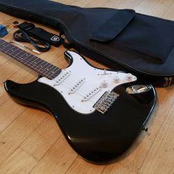 Electric Guitar With Bag And Accessories