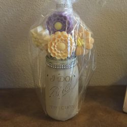 Handmade soaps, soap bouquets, soaps on a stick, soaps in a mug,