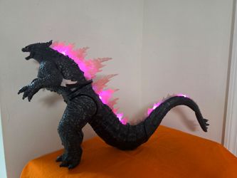 Jada Godzilla x Kong: The New Empire Heat-Ray Breath Godzilla RC,NOT Control,10 inch Tall ,25 inch Large.