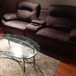 Brass And Glass Coffee Table