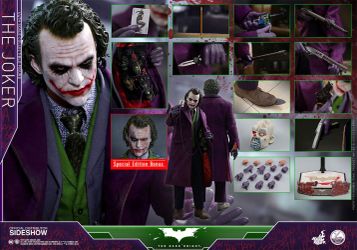 Hot Toys QS010 The Joker Batman The Dark Knight 1/4 Figure