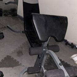 Benchpress With Arm Curl An Leg Press