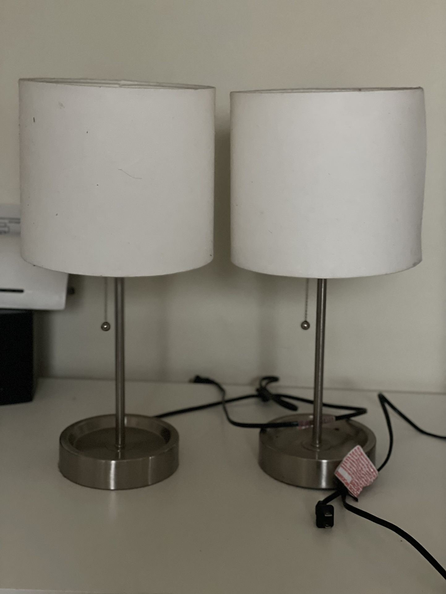 White Nightstand Lights