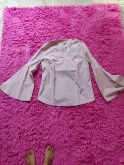 Philosophy Pink Bell Sleeve Blouse NWT