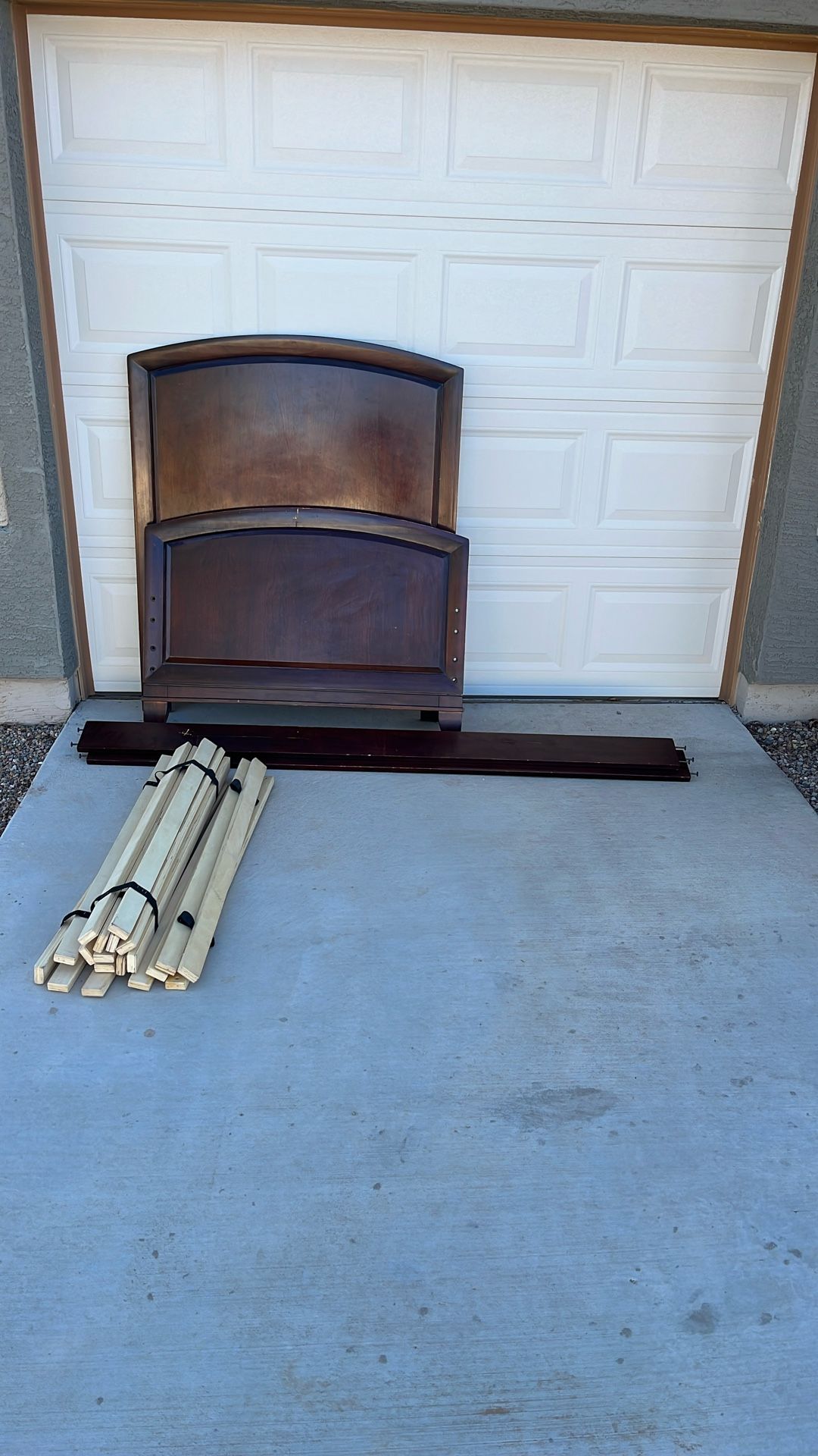 Twin Size Frame With Headboard