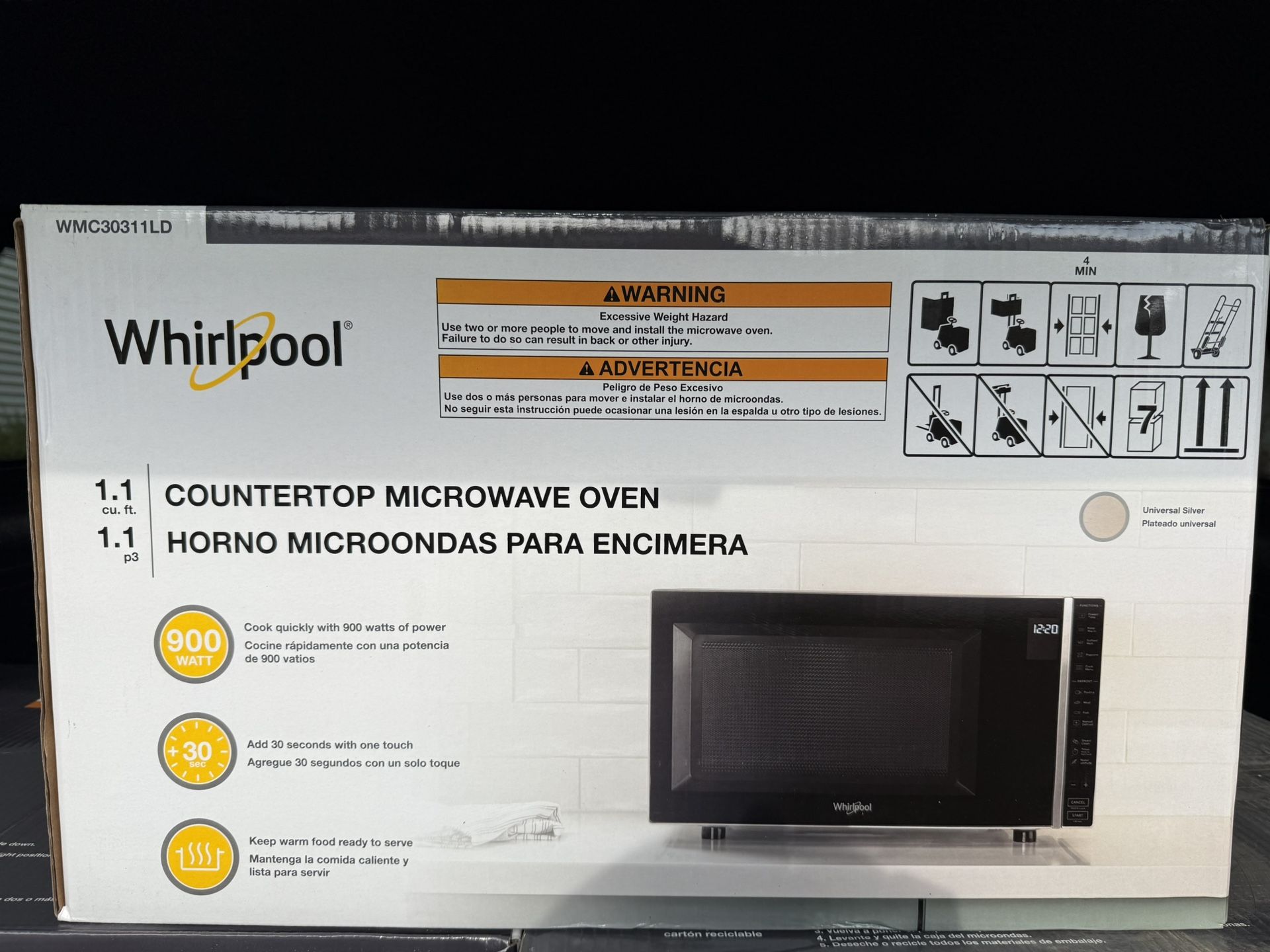 Whirlpool Countertop Microwave