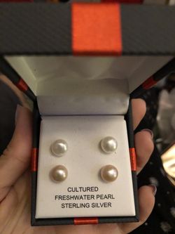 Freshwater Pearl sterling silver