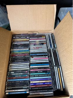 Box of CDs about 200