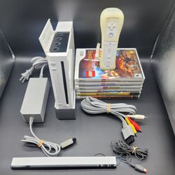 Nintendo Wii System with 6 LEGO Game Bundle ( Tested & Working  ) See Description 👀