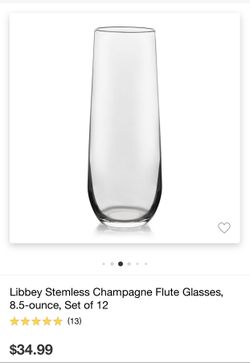 Libet Stemless Flutes 8.5