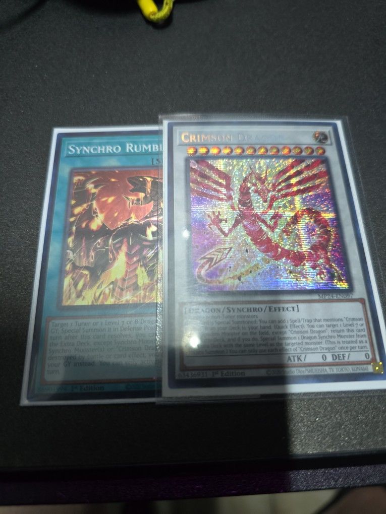 SYNCHRO RUMBLE CRIMSON DRAGON YUGIOH