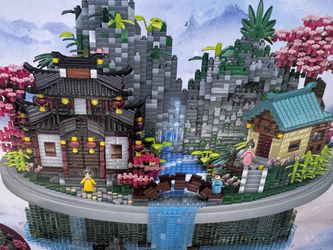Chinese Architecture Micro Block Building Set