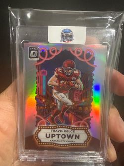 Travis Kelce Donruss Optic Uptown Holo Card